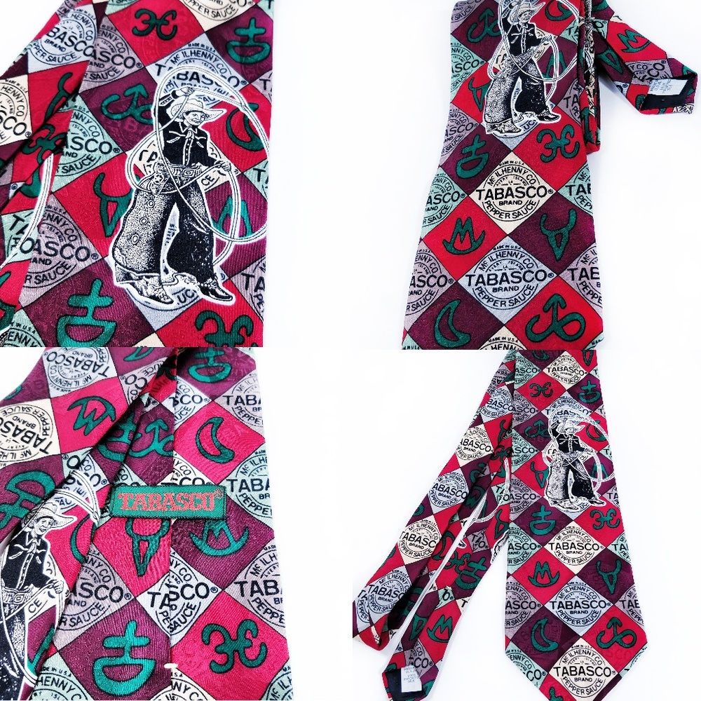 TABASCO Classic Length tie Checker LOGO
